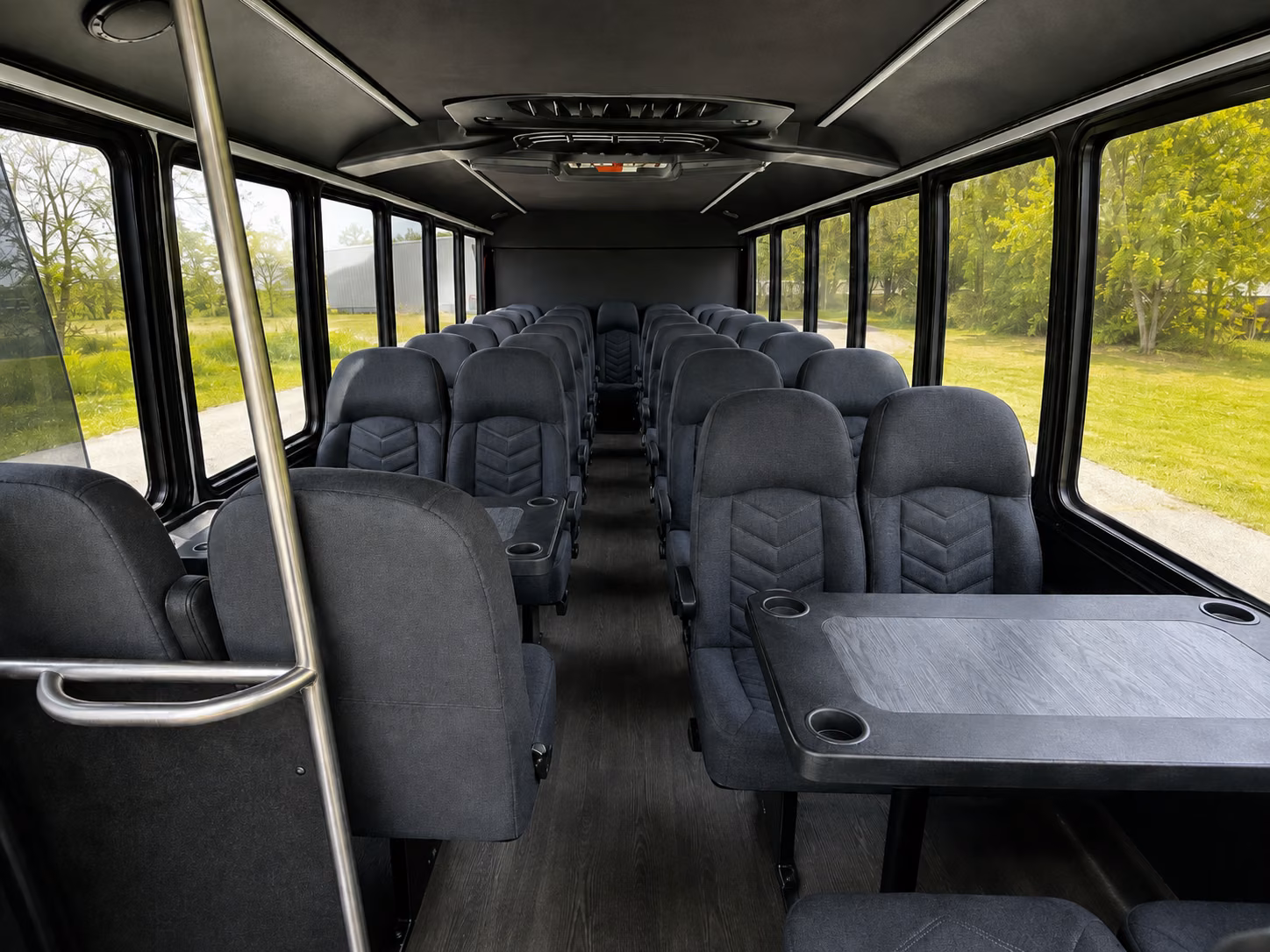 miami gardens 20 passenger minibus inside