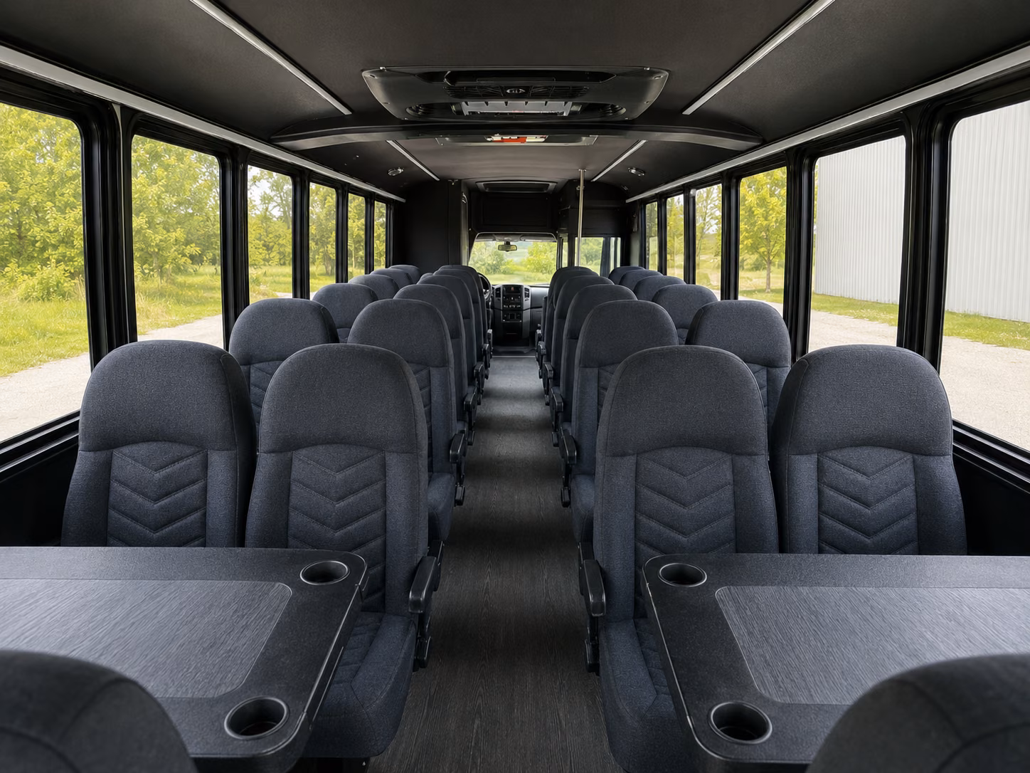 miami gardens 20 passenger minibus interior