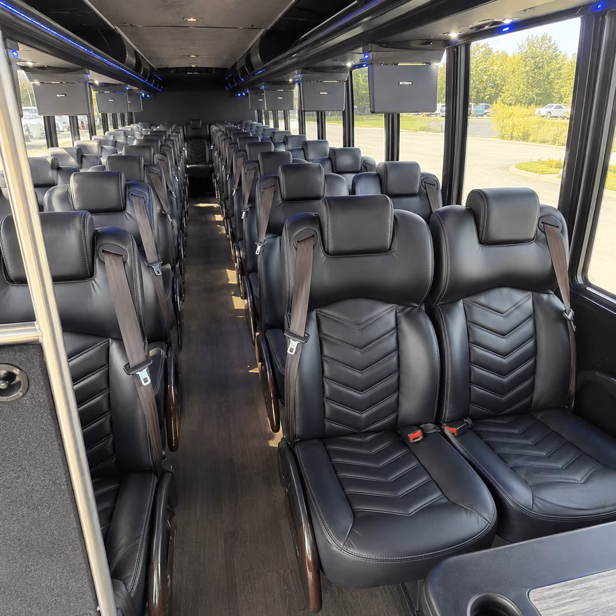 miami gardens 35 passenger minibus inside