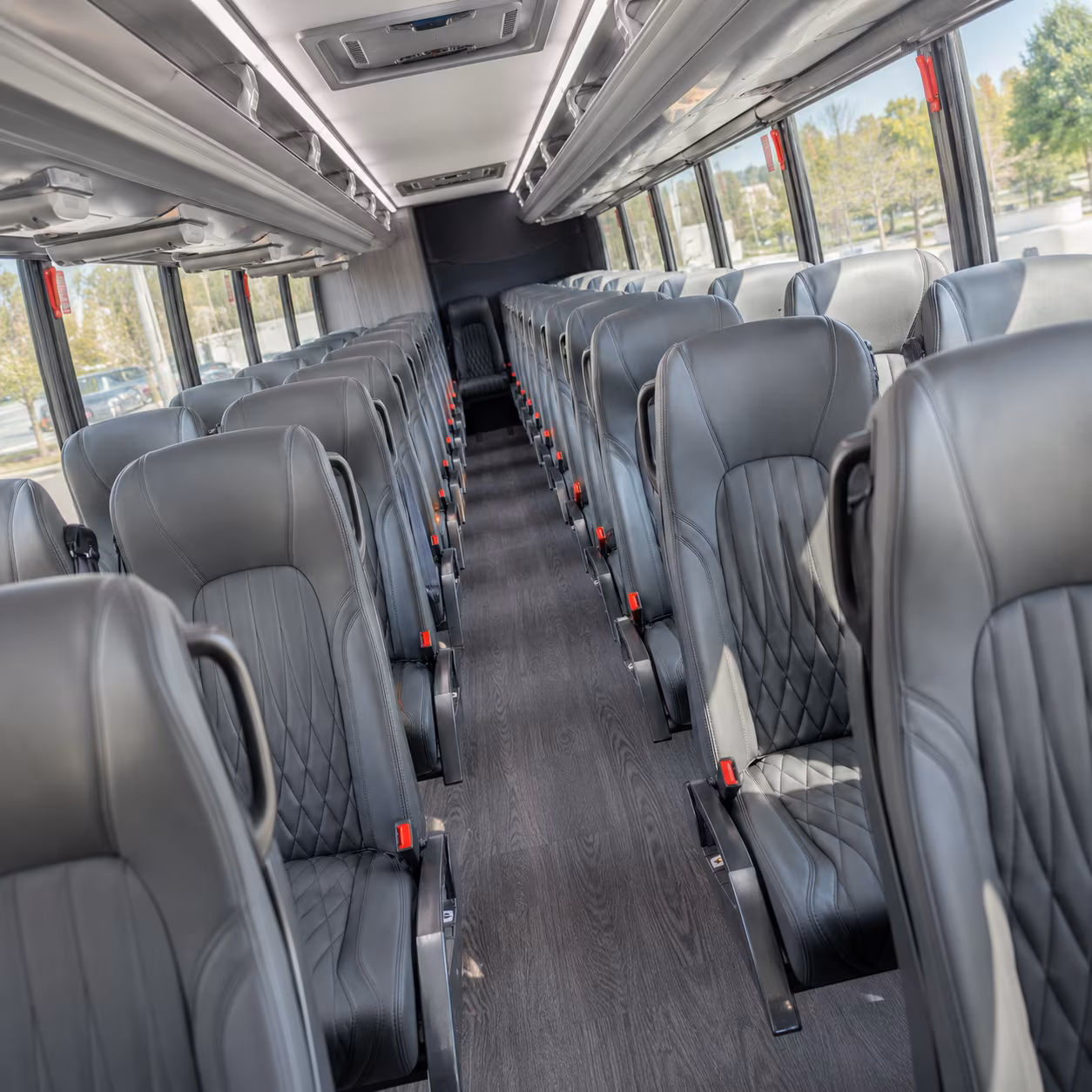 miami gardens 35 passenger minibus interior