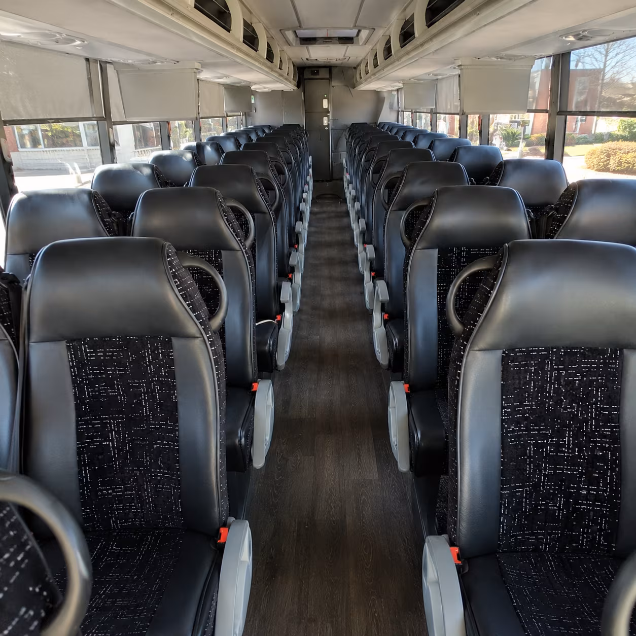 miami gardens 54 passenger charter bus inside