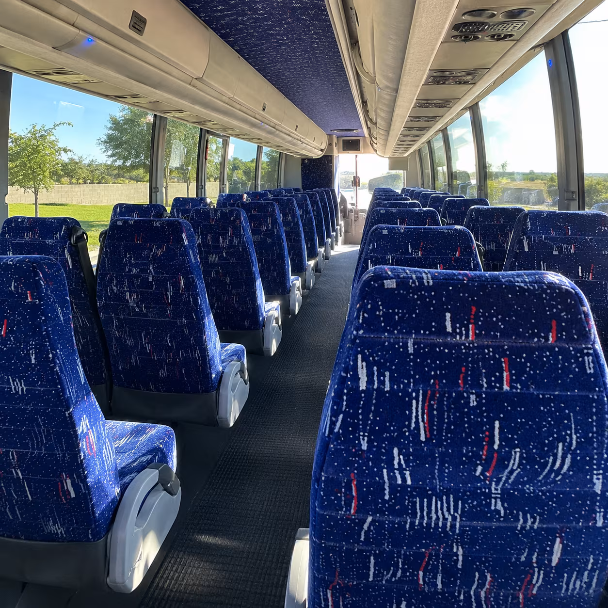 miami gardens charter bus interior